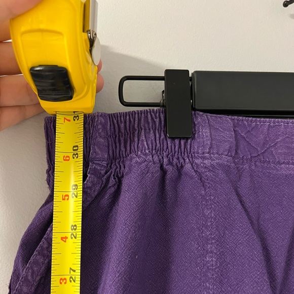 Purple Alia capris - Picture 5 of 9